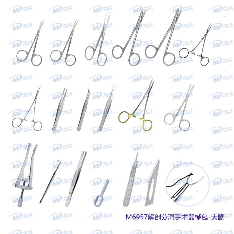 M6957 Surgical instrument kit for dissection and separation - rat